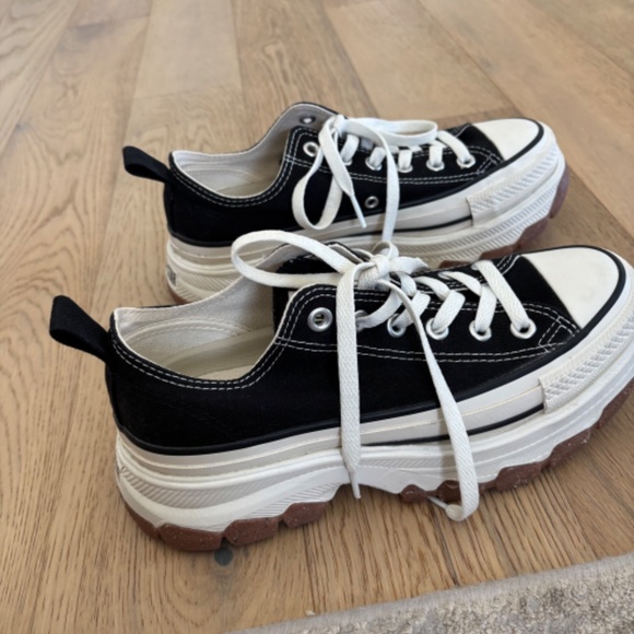 Converse All Star Trekwave React 2.0 鋸齒厚底帆布鞋低筒 ... - Picture 10 of 12